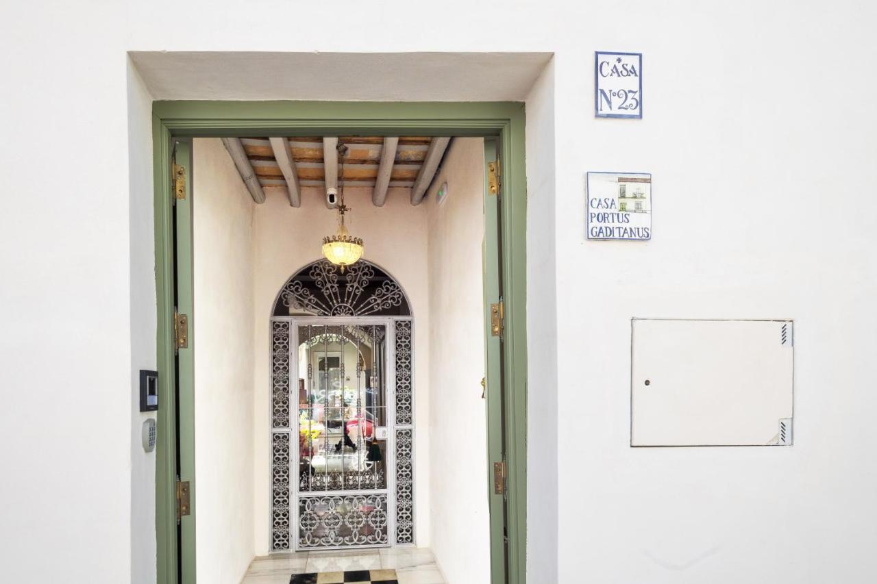 Casa Portus Gaditanus S XVIII Patio Andaluz Эль-Пуэрто-де-Санта-Мария Номер фото