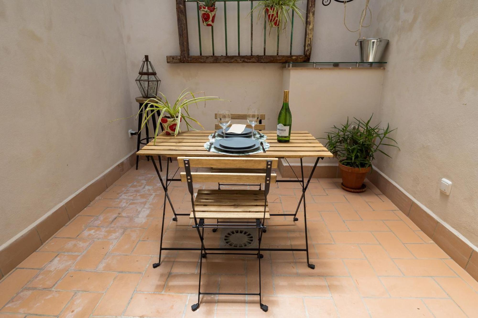 Casa Portus Gaditanus S XVIII Patio Andaluz Эль-Пуэрто-де-Санта-Мария Номер фото